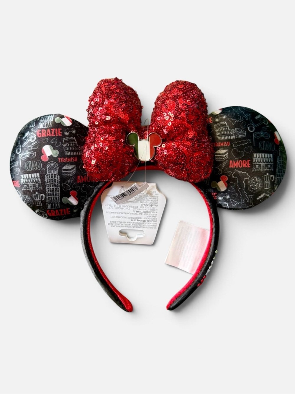Authentic Disney Parks 2025 Minnie Ears Headband - ITALY - NWT